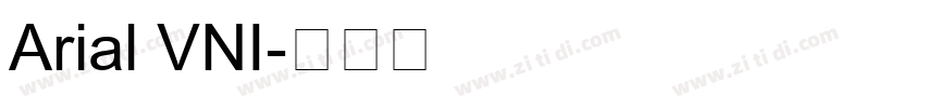 Arial VNI字体转换